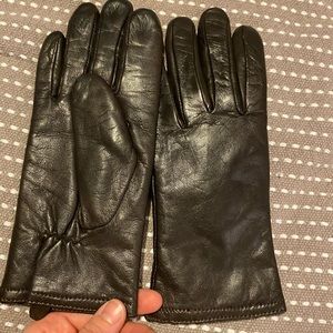 Dark Brown Leather Gloves 40g